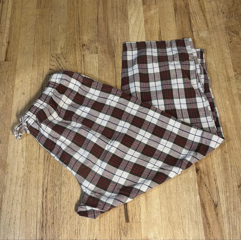 Men's Women’s Cabela's Cotton Knit Flannel Plaid Lounge Pajama Pants, size XL